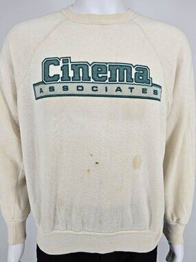 Vintage 1980s Bassett-Walker Cinema Associates Box Fit Raglan Sweatshirt (XL)